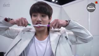 [BANGTAN BOMB] 2 brushes for Jung Kook's teeth