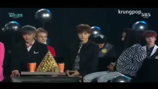 exo  Xiumin aegyo cut ~ ~2015 SBS Gayo Daejun