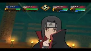 مبارزه ایتاچی با ناروتو(دانایی)،ساسکه(مانگکیو) و کاکاشی (ناروتو شیپودن - Naruto Shippuden)