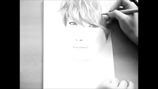 INFINITE - Speed Drawing Lee Sung Jong - نقاشی چهره لی سونگ جونگ از اینفینیت