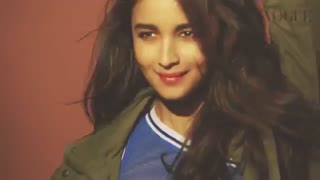 آلیابهات درپشت صحنه مجلهVOGUE