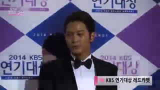 جو وون در فرش قرمز جشنواره KBS سال پیش