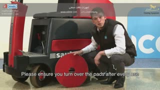 آموزش اسکرابر RA 800 SAUBER