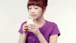 تبلیغ شیر موز ته یون