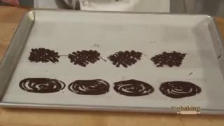 شکلات برای  تزئین کیک