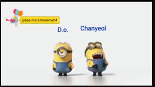exo  chanyeol & D.o funny  minion ve