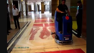 اسکرابر SCRUBBER_دستگاه شستشو کف بانک ها_کفشور شارژی