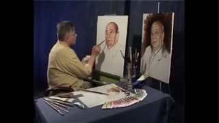 نقاشی چهره (رنگ و روغن) توسط عزیز گل کار