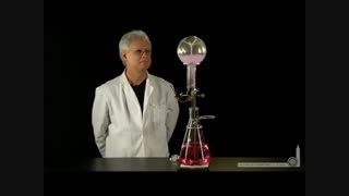 048- فواره‌ی آمونیاکی ( انحلال سریع گاز آمونیاک در آب )