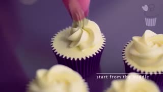 کاپ کیک‌های بنفش