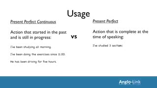 مقایسه حال کامل و حال کامل استمراری