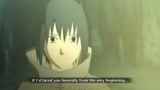 ایتاچی و ساسکه در آخرین لحظات در بازی Naruto Shippuden Storm 3 (ناروتو شیپودن)