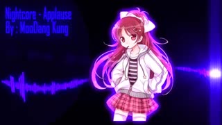 nightcore - Applause