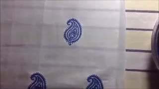 آموزش نقاشی روی پارچه