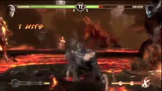 Mortal Kombat 9 - Scorpion v Sub-Zero Boss Fight