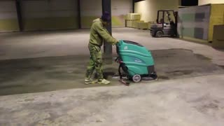 زمین شوی دستی - اسکرابر باطری دار - کفشوی صنعتی