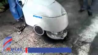 اسکرابر باطری دار - کف شوی شارژی - دستگاه زمین شوی صنعتی