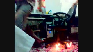 آتیش بازی درخانه دانشجویی2