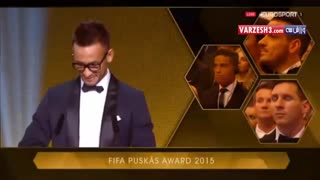 برنده دریافت جایزه پوشکاش2015