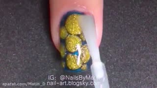 طراحی ناخن حبابی - خیلی آسون و بدون نیاز به ابزار طراحی Blobbicure nail art