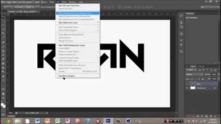 سه یعدی کردن متن در فتوشاپ