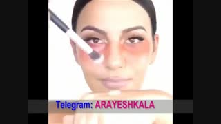 از مجموعه آیتم های آموزش آرایشگری-خود آرایی