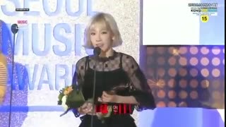 برد  Snsd Taeyeon  در Seoul Music Award