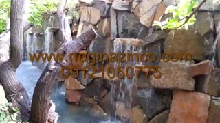 آب نمای سنگ لاشه و مالون