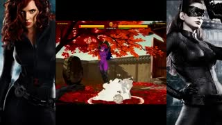 Black wodow vs catwoman