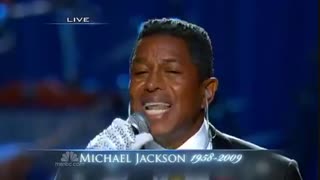 جرمین جکسون smile - مراسم یادبود مایکل جکسون