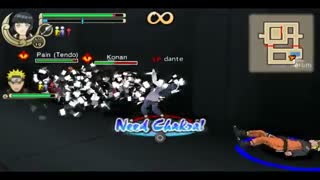 مبارزه ناروتو،هیناتا با پین،کونان در بازی Naruto Shippuden Ultimate Ninja Impact (ناروتو شیپودن)