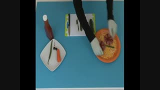 تزئین بشقاب(دوچرخه)