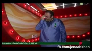 گریه مهران غفوریان بیاد «محبت و ایثار و فداکاری» های پدرش