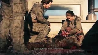 لحظه مرگ کورمک در call of duty AW