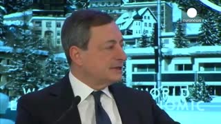 ماریو دراگی در داووس بار دیگر به بازار اطمینان خاطر داد