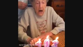 جشن تولد 102 سالگی