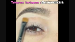 آموزش آرایش کردن ناحیه ابرو