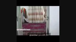 خوشحالی پسری بعد از دیدن  نمره قبولی_ خنده خخخخخ