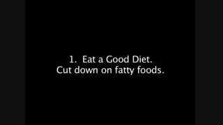 4 قانون اصلی برای زندگی سالم