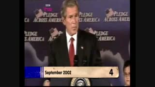 گاف  جرج بوش وقتی  ضرب المثل معروف انگلیسی یادش می رود!