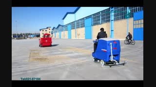 دستگاه های اسکرابر سرنشین دار-کف شور خودرویی-نظافت مکان های روباز