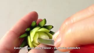 حکاکی میوه آرایی - خیار