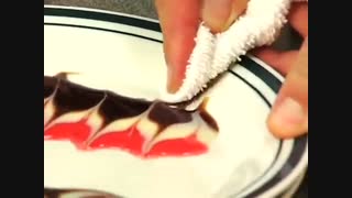 تزیین بشقاب غذا و دسر - قشنگ