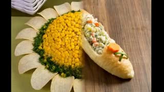 چند مدل تزیین سالاد ( عکس )