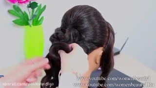 شینیون مناسب برای موهای کوتاه