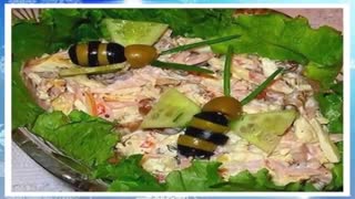 تزیینات سالاد ( عکس )