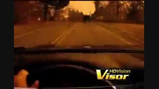 سایبون آفتاب گیر دید در شب ماشین