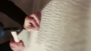 نقاشی با نخ و میخ!