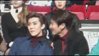 واکنش Exo به برد Snsd Taeyeon در MAMA 2015