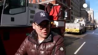 سقوط جرثقیل در نیویورک یک کشته بر جای گذاشت